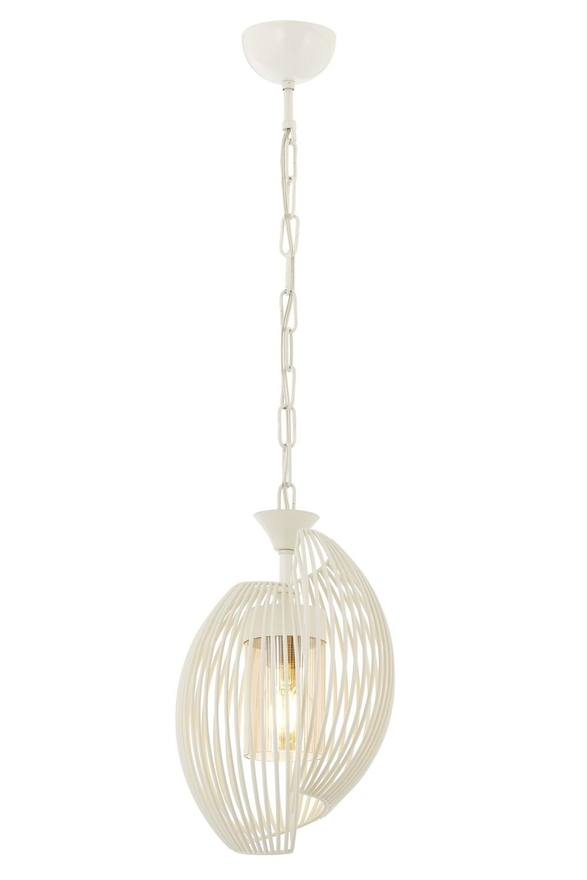 Luxury AV-60397-1BBY Beyaz Boyalı Modern Avize E27 Metal Cam 20cm - Luxury Avize ve Aydınlatma