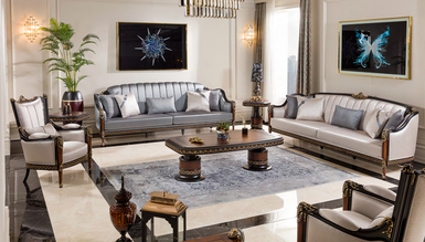 Luxury Calvin Neo Classic Sofa Set
