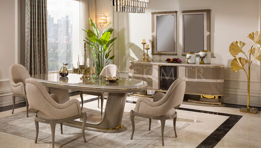 Luxury Fendi Modern Dining Room - 1