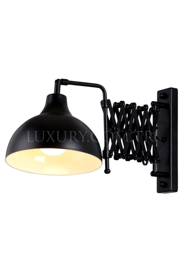 LUXURY HAP-9082-BSY Black Boyalı Aplik E27 Metal 22x45cm - Luxury