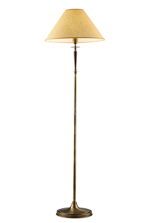 Luxury HLM-9009-1E Eskitme Kaplama Lambader E27 Metal Ahşap Kumaş 50cm - 1