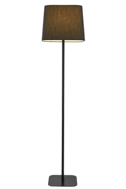 Luxury HLM-9071-1BS Siyah Boyalı Lambader E27 Metal Kumaş 37x37cm - Luxury Avize ve Aydınlatma