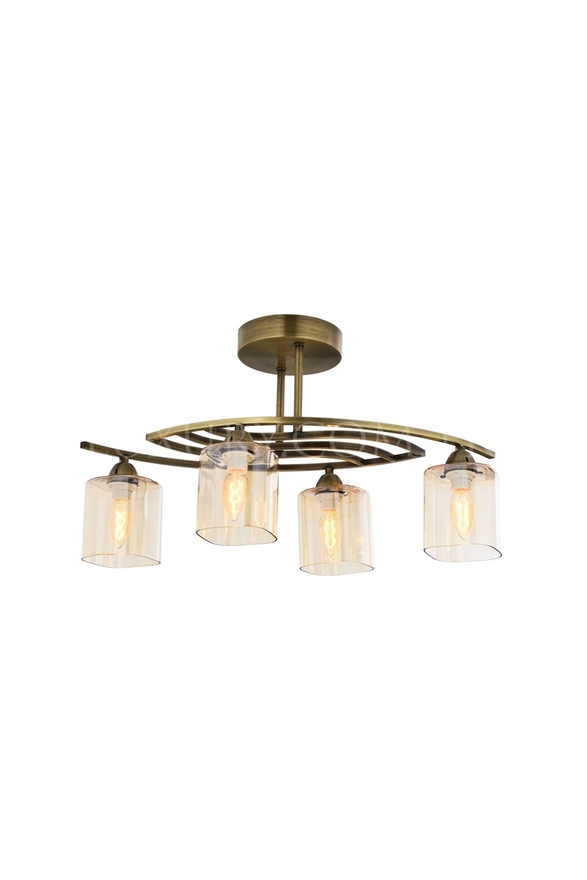 LUXURY L-1374-4E Eskitme Kaplama Modern Chandelier E14 Metal Cam 63x30cm - 1