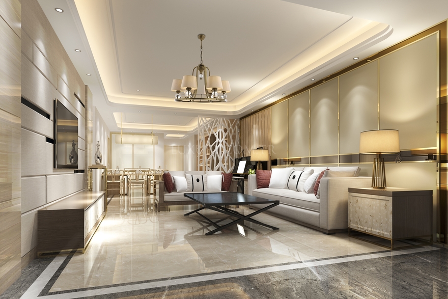 Luxury L-1597-6ES Eskitme Kaplama Modern Chandelier E27 Metal Cam Kumaş 65cm - 4