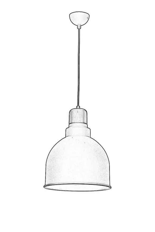 Luxury L-4100-A2-BSY-30 Black Boyalı Modern Chandelier E27 Metal Wood 30cm - 4