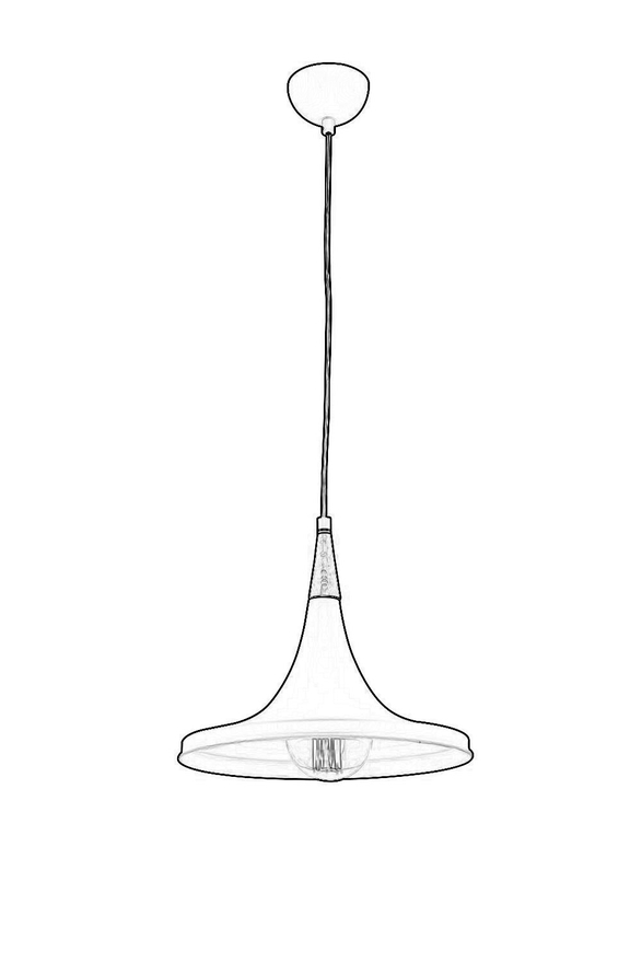 Luxury L-4100-A6-BBY White Boyalı Modern Chandelier E27 Metal Wood 32cm - 5