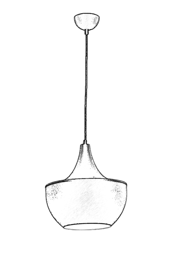 Luxury L-4106-M7-BSY Black Boyalı Modern Chandelier E27 Metal 40cm - 2