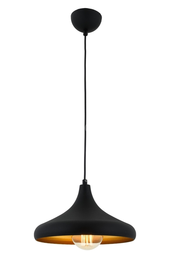 Luxury L-4106-M8-BSY-29 Black Boyalı Modern Chandelier E27 Metal 29cm - 1