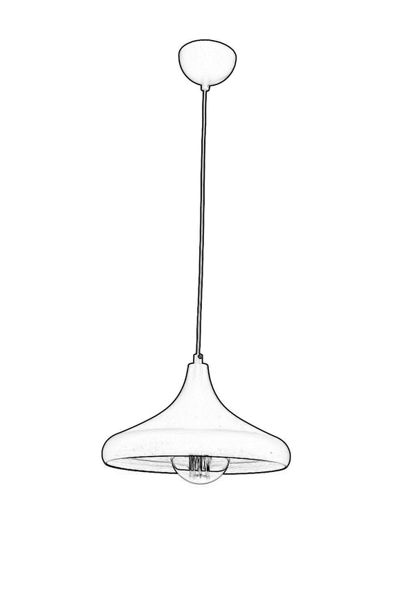 Luxury L-4106-M8-BSY-29 Black Boyalı Modern Chandelier E27 Metal 29cm - 3