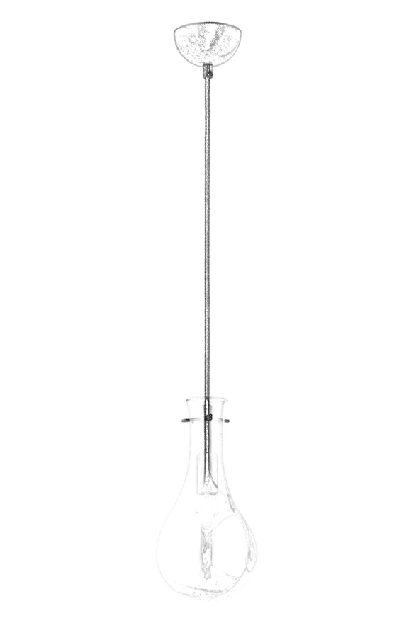 Luxury L-60092-1E Eskitme Kaplama Modern Chandelier E14 Metal Cam 15cm - 2