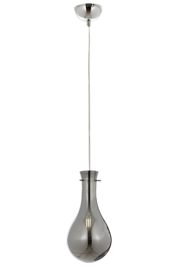Luxury L-60092-1K Krom Kaplama Modern Chandelier E14 Metal Cam 15cm - 1