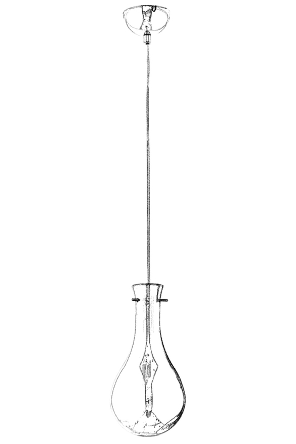 Luxury L-60092-1K Krom Kaplama Modern Chandelier E14 Metal Cam 15cm - 3