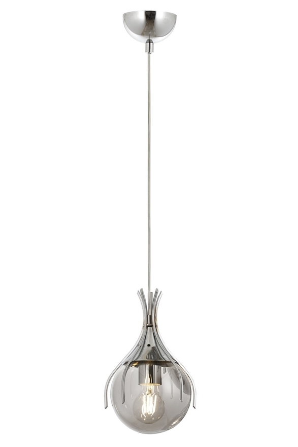Luxury L-60161-1K Krom Kaplama Modern Chandelier E27 Metal Cam 13cm - Luxury Avize ve Aydınlatma