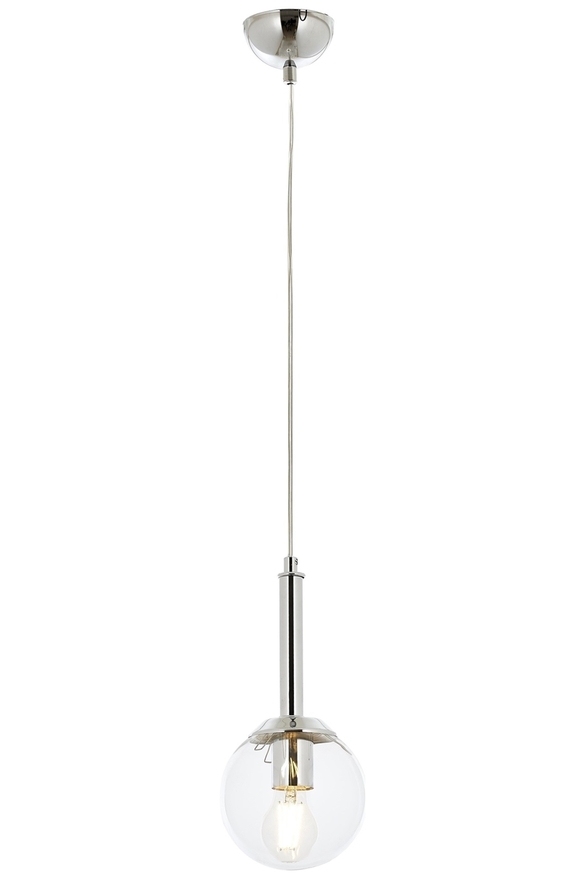 Luxury L-60216-1K Krom Kaplama Modern Chandelier E27 Metal Cam 15cm - 1