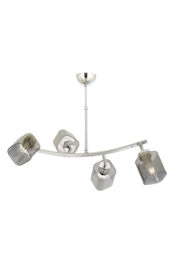 Luxury L-60272-4K-YM Krom Kaplama Modern Chandelier E27 Metal Cam 65x45cm - Luxury Avize ve Aydınlatma