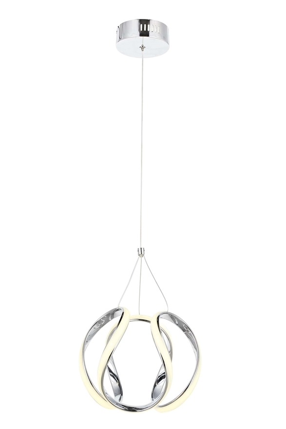 Luxury L-60335-KK Krom Kaplama Modern Chandelier LED Metal Silikon 40cm - Luxury Avize ve Aydınlatma
