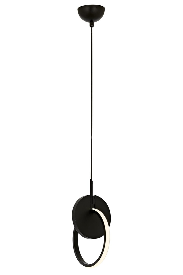 Luxury L-60370-1BSY Black Boyalı Modern Chandelier LED Metal Wood Pleksi 20cm - Luxury Avize ve Aydınlatma