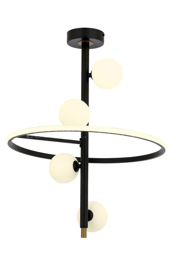 Luxury L-60388-5BSY Black Boyalı Modern Chandelier G9 Metal Cam 50cm - Luxury Avize ve Aydınlatma