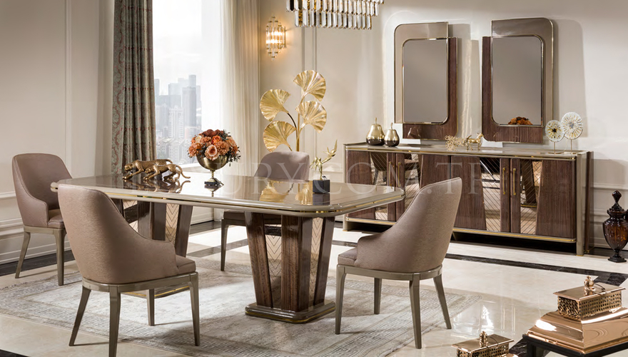 Luxury Manolo Modern Dining Room - 1128