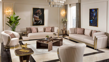 Luxury Manolo Modern Sofa Set