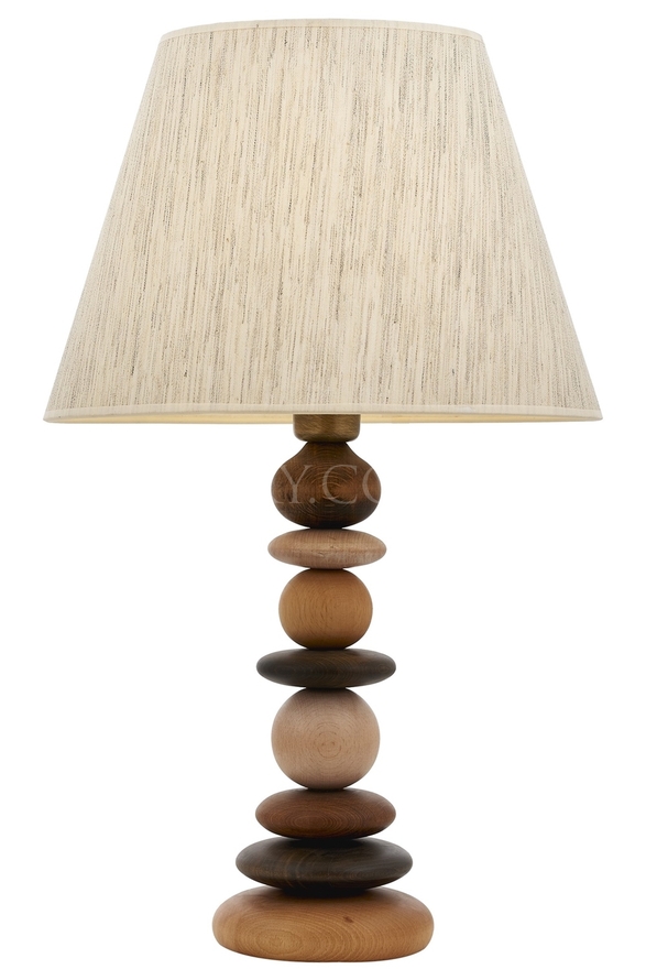 Luxury ML-60245-1E Eskitme Kaplama Desk Lamp E27 Metal Wood 35cm - Luxury Avize ve Aydınlatma