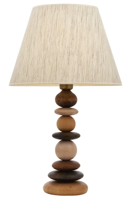 Luxury ML-60245-1E Eskitme Kaplama Desk Lamp E27 Metal Wood 35cm - Luxury Avize ve Aydınlatma