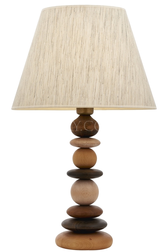 Luxury ML-60245-1E Eskitme Kaplama Desk Lamp E27 Metal Wood 35cm - 1