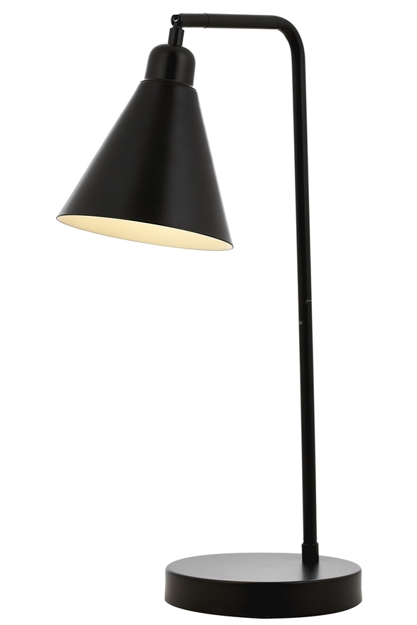 Luxury ML-62077-02 Black Boyalı Desk Lamp E27 Metal 32x16cm - 1