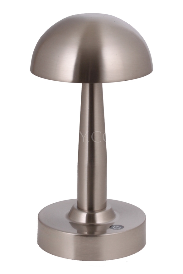 LUXURY ML-64004-N Nikel Kaplama Desk Lamp LED Metal Pleksi 12cm - 1