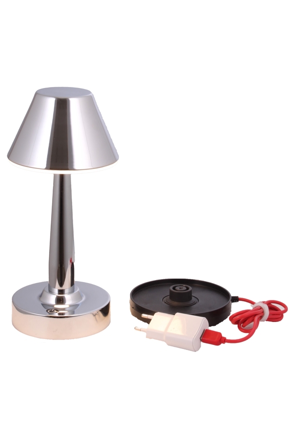 LUXURY ML-64006-K Krom Kaplama Desk Lamp LED Metal Pleksi 11cm - 3