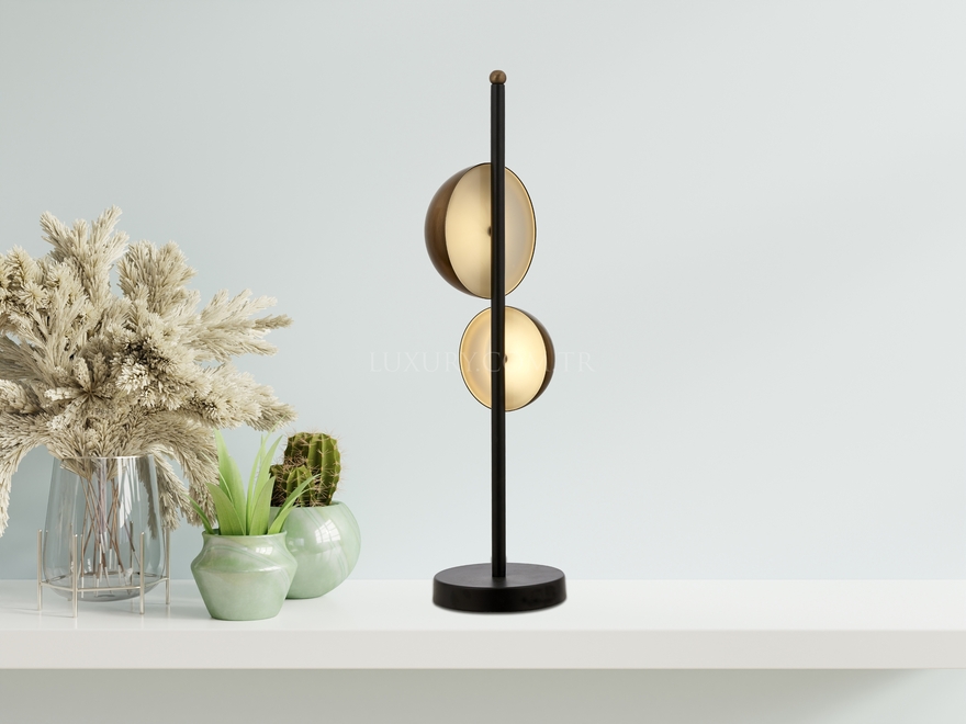 Luxury ML-9113-2BSY Black Boyalı Desk Lamp E14 Metal Pleksi 15cm - 2