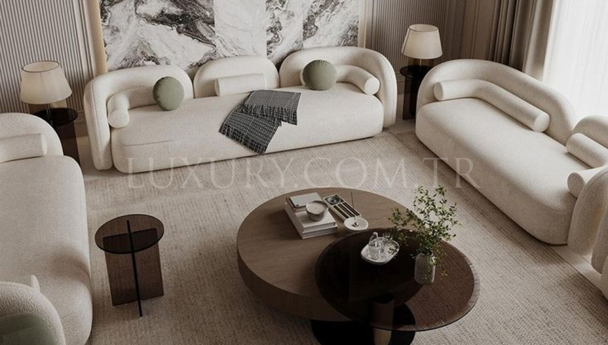 Luzern İskandinav Modern Koltuk Takımı - 1102 Luxury Line