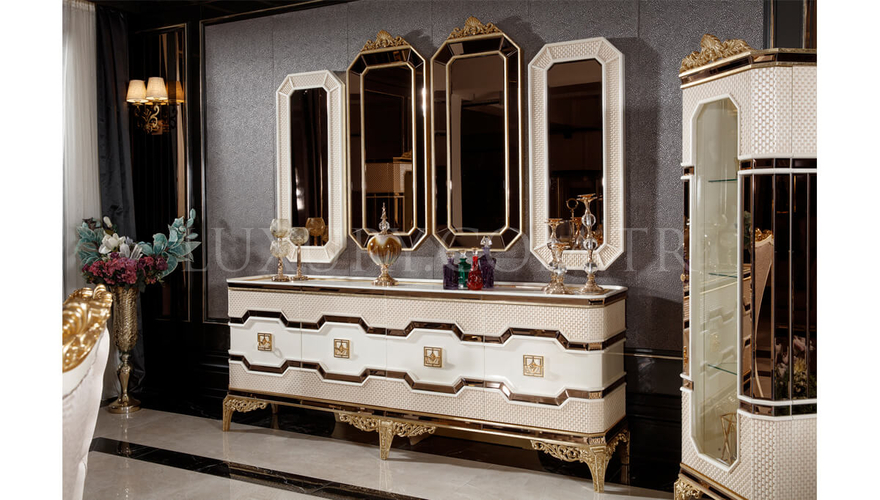 Maderya Avangarde Krem Yemek Odası - 11