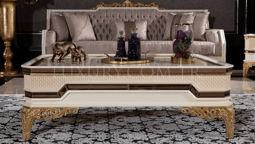 Maderya Modern Cream Living Room - 8