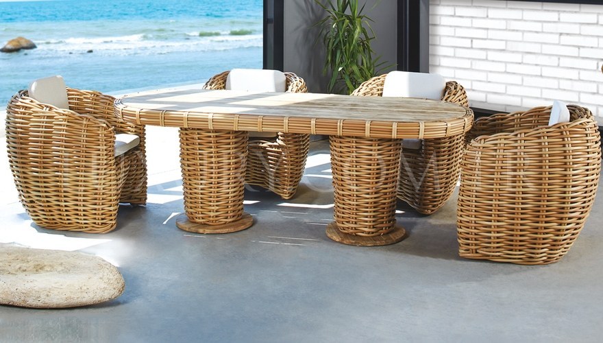 Maldiv Garden Table Set - 1064