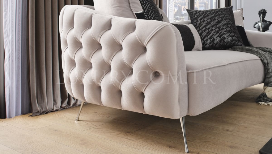 Mamba Modern Black Sofa Set - 9