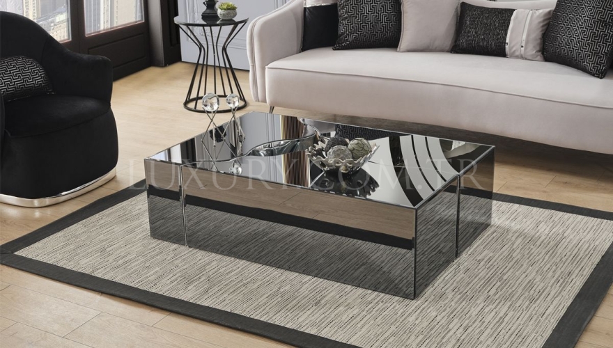 Mamba Modern Black Sofa Set - 13