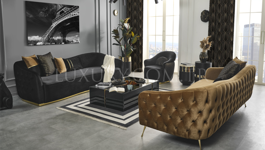 Mamba Modern Gold Koltuk Takımı - 3