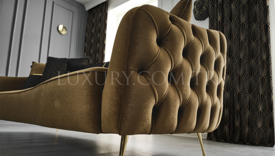 Mamba Modern Gold Koltuk Takımı - 18