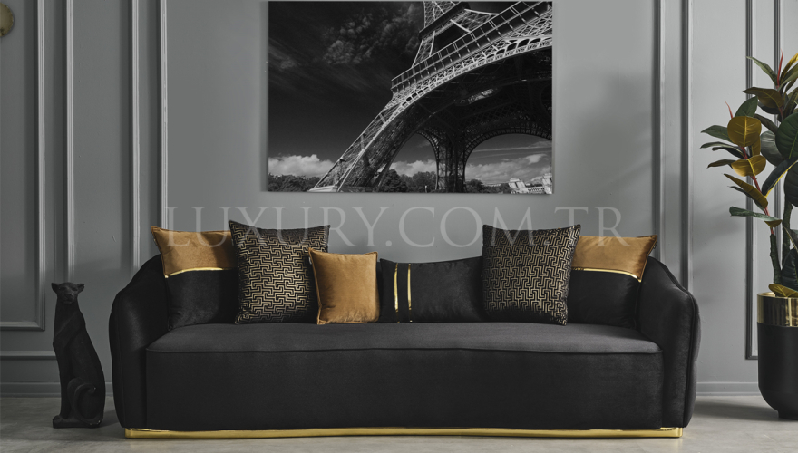 Mamba Modern Gold Koltuk Takımı - 5