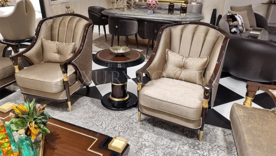 Mansion Kahverengi Koltuk Takımı - 3