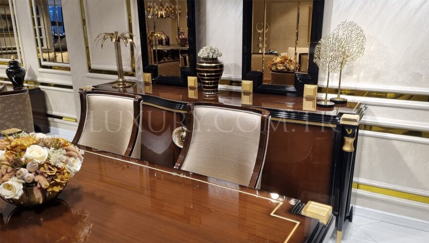 Mansion Kahverengi Yemek Odası - 3