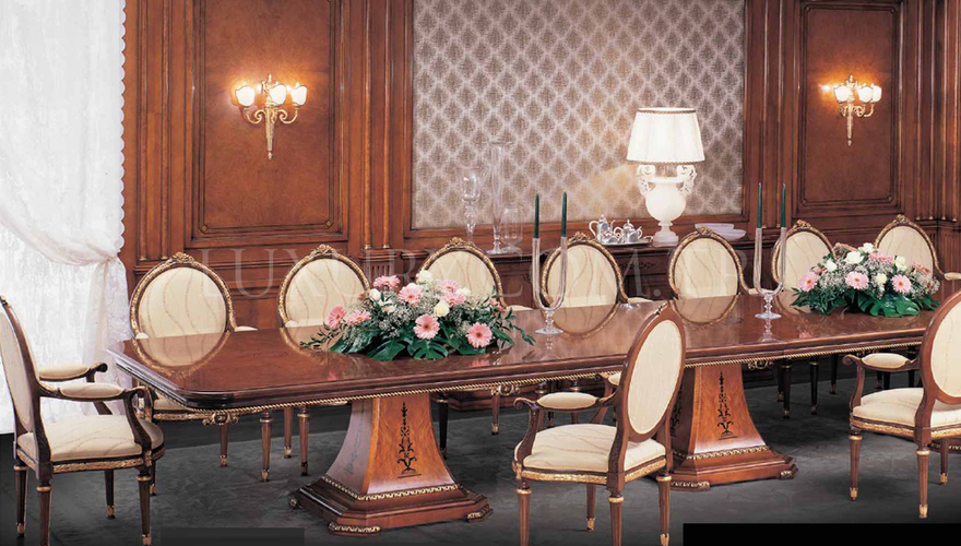 Marenta Walnut Dining Table - 