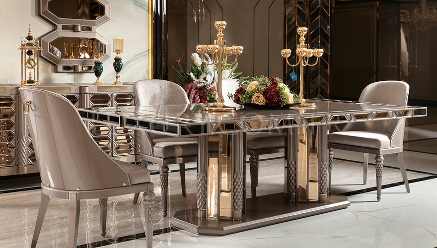 Marsala Metal Dining Room - 16