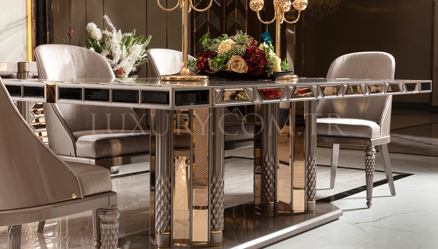 Marsala Metal Dining Room - 17