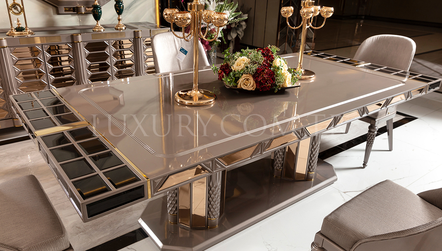 Marsala Metal Dining Room - 19