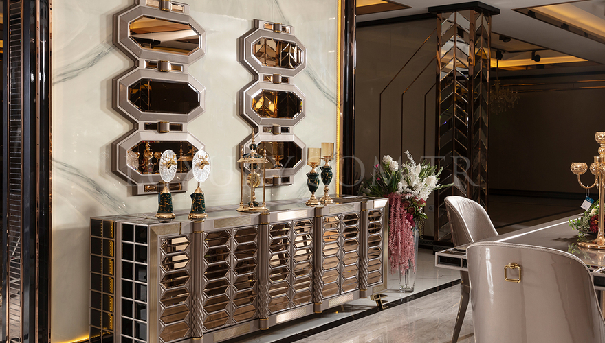 Marsala Metal Dining Room - 20