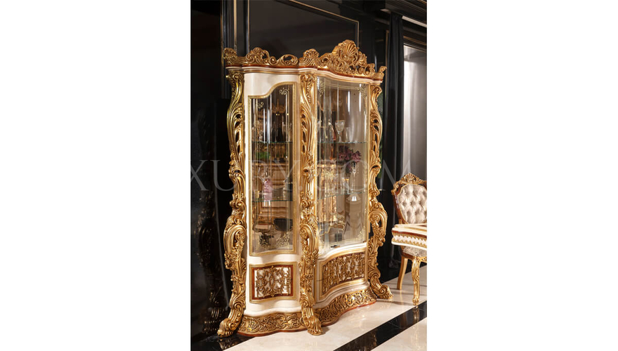 Martinik Gold Varaklı Classic Dining Room - 10