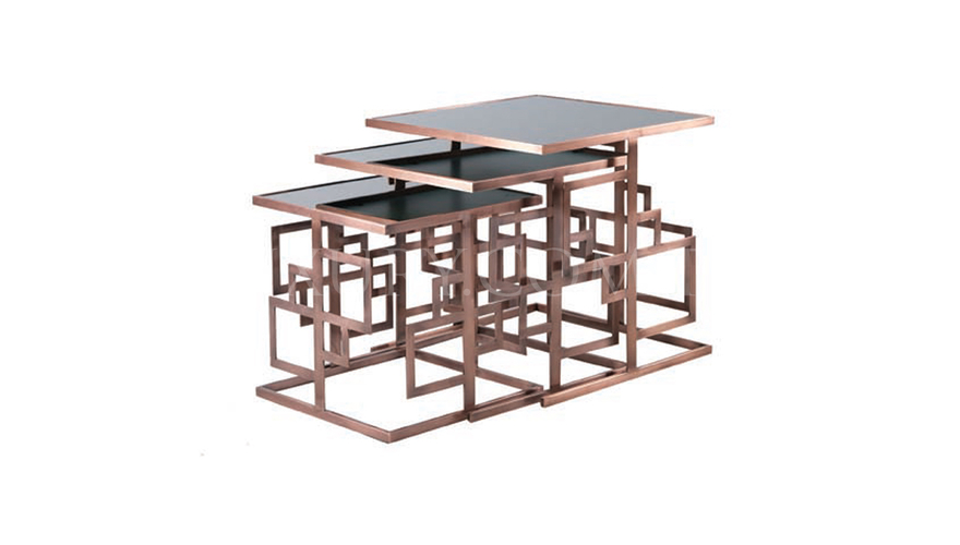 1033 - Marun Metal Zigon Sehpa