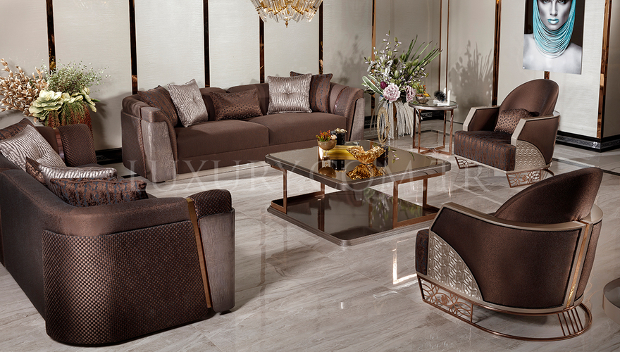 Marven Metal Sofa Set - 2